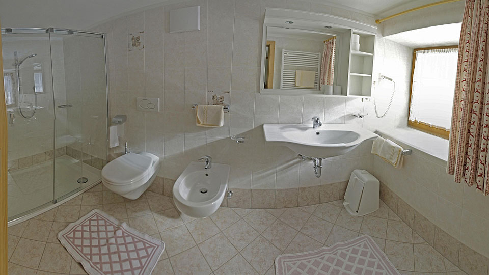 Stanza matrimoniale Dolomit - Bagno